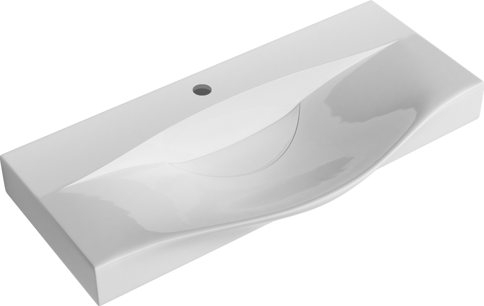 Тумба с раковиной Aqwella 5 stars Бергамо 100 напольная, акация - 4