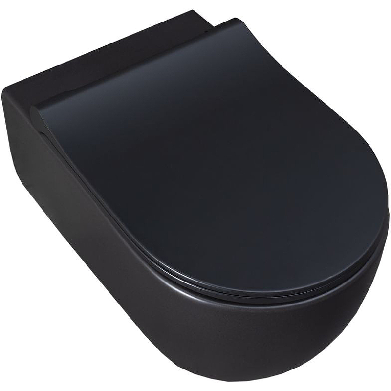 Чаша для подвесного унитаза Allen Brau Priority без сиденья черный матовый 4.31001.31 - 6