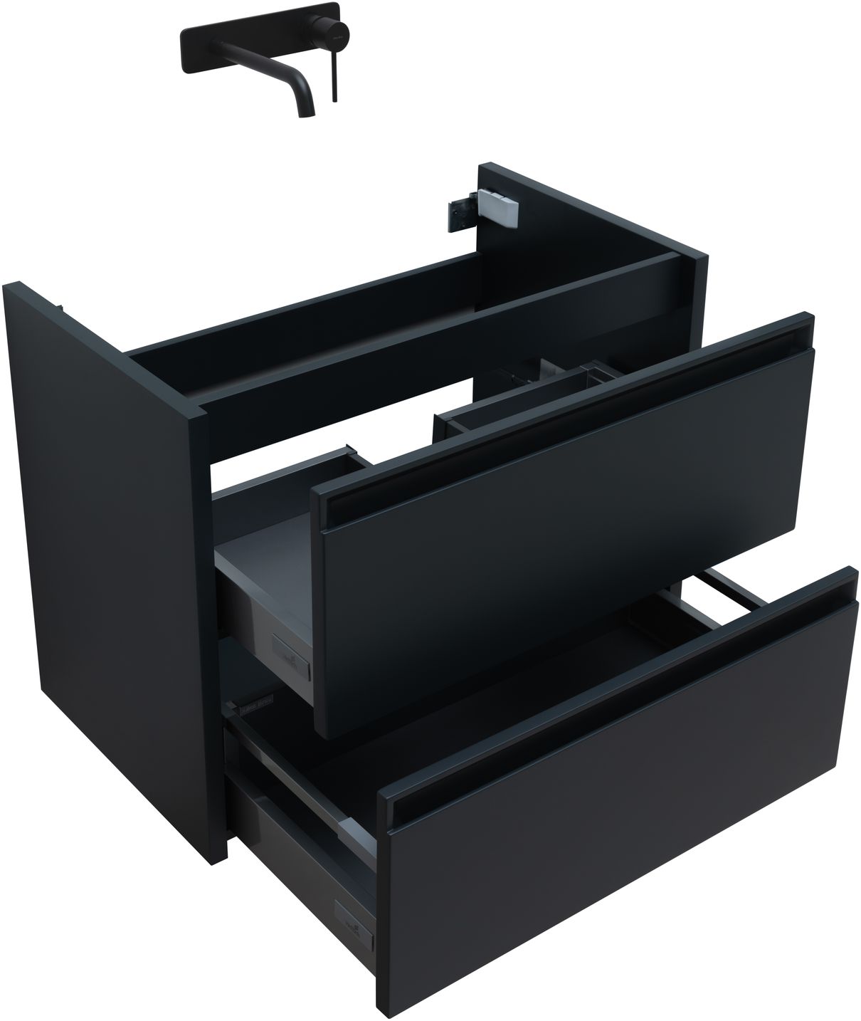 Тумба под раковину Allen Brau Fantasy 80 черный матовый 1.11001.AM - 6