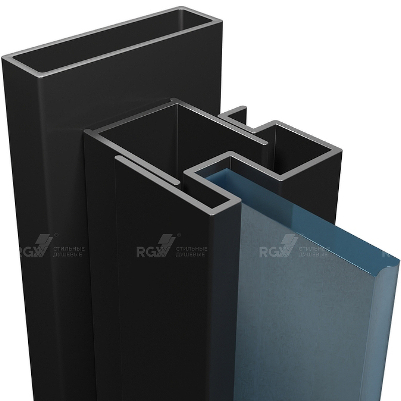 Добавочный профиль Rgw черный 48270420-04 - 0