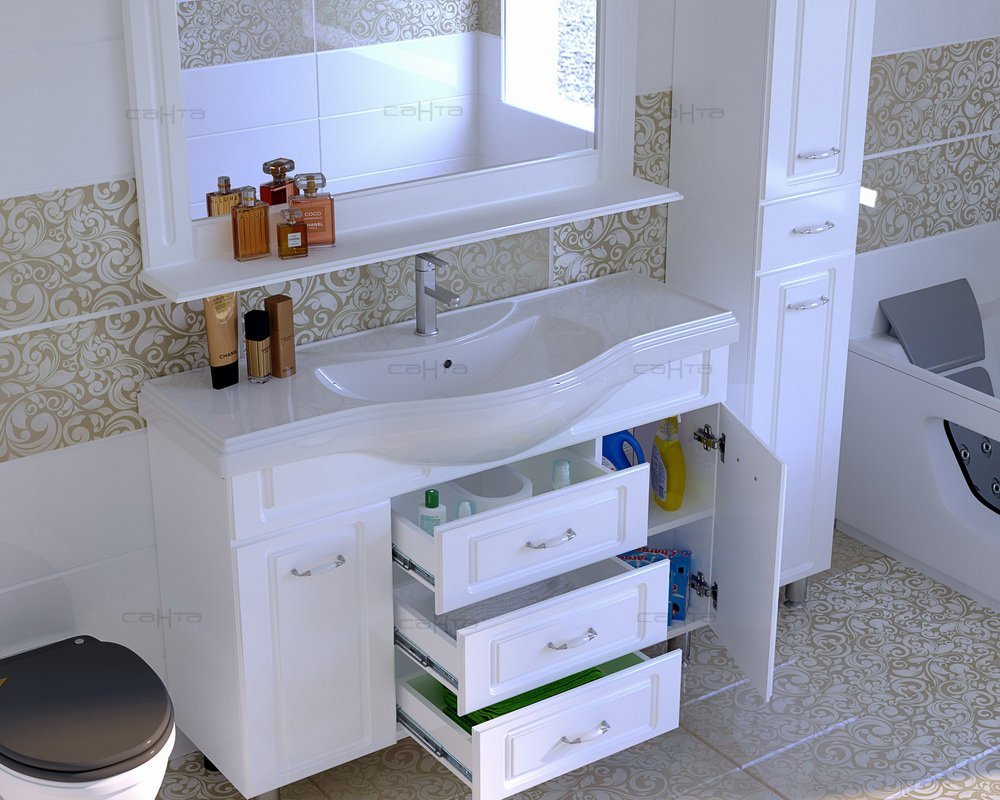Мебель для ванной СанТа Монарх 120 - 4