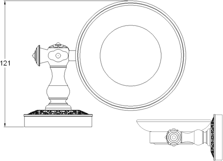 Мыльница Zorg Antic AZR 06 SL - 1