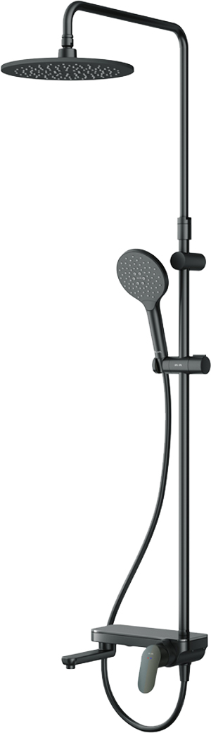 Душевая стойка AM.PM Like F0780722 черная - 0