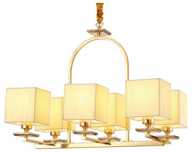 Подвесная люстра LUMINA DECO Liniano LDP 17100-6 GD - 0