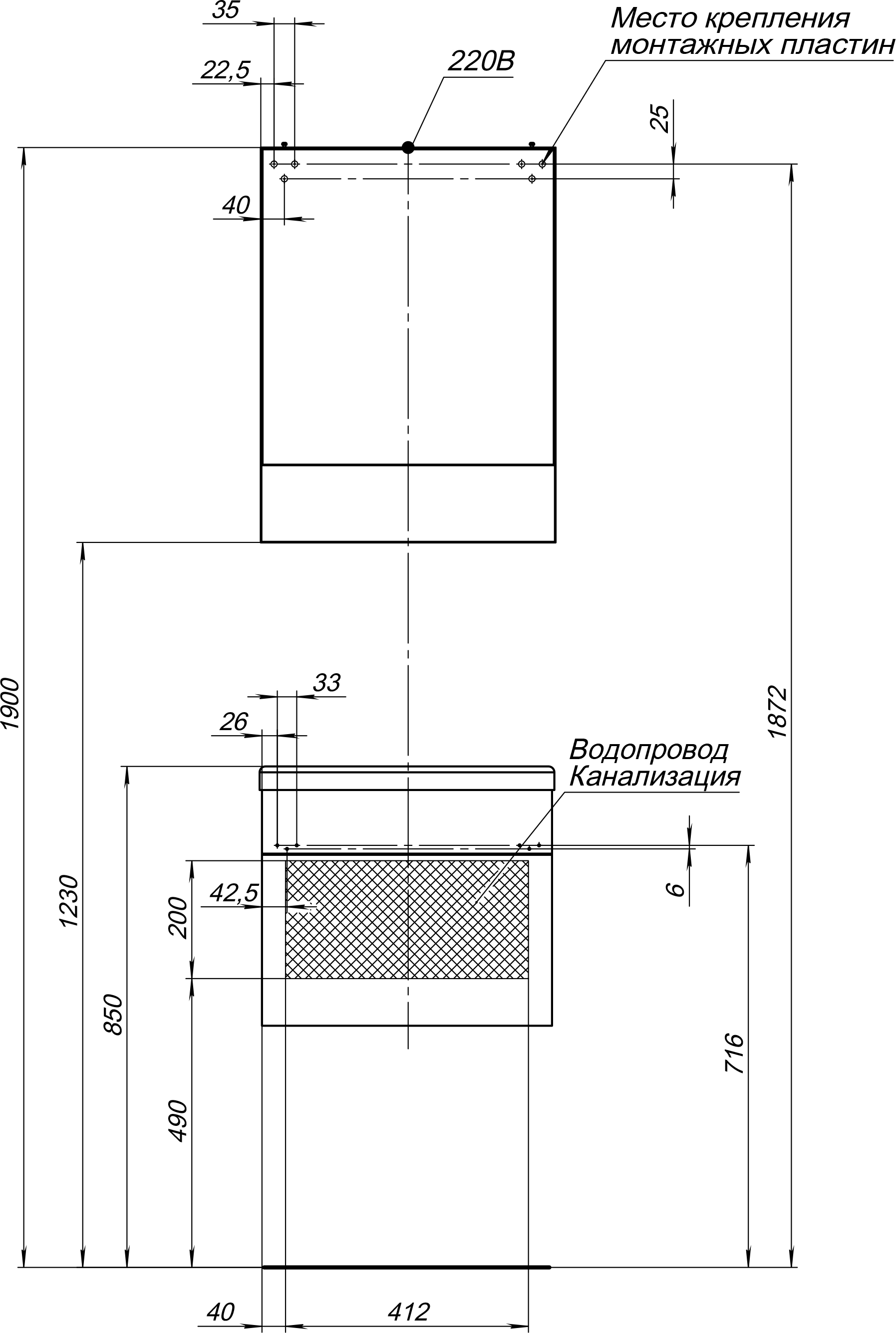 Тумба для комплекта Aquanet Верона 50 подвесная, белая 207765 - 14