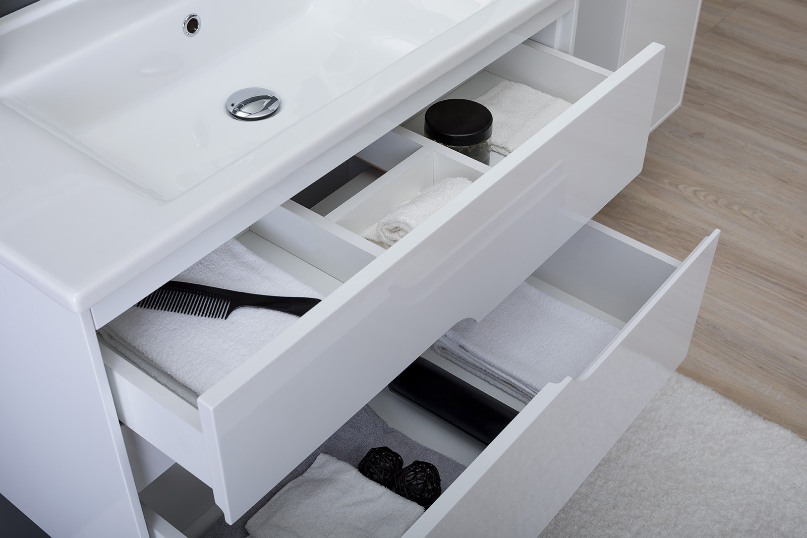 Тумба с раковиной Aquanet Модена 85 196965 - 5