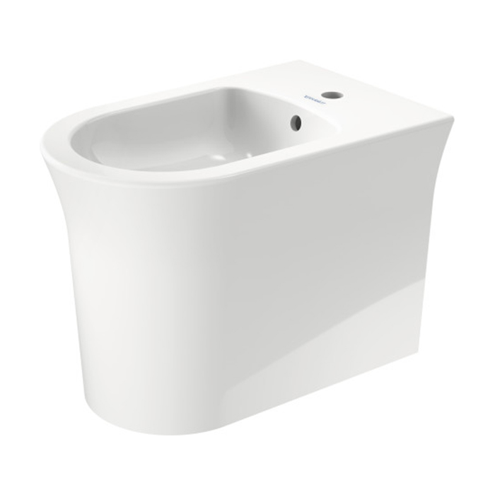 Duravit White Tulip Биде напольное 370x580х420 мм, с переливом, с 1 отв под смеситель, цвет: белый 2293100000 - 5