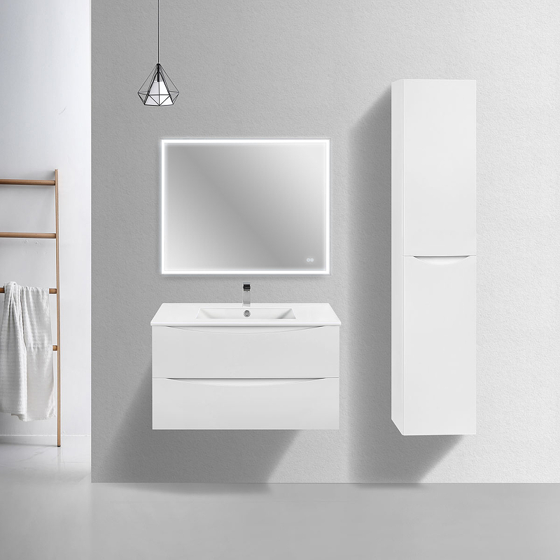 Тумба под раковину Vincea Mia Slim 90 белая VMC-2MC900S1GW - 1