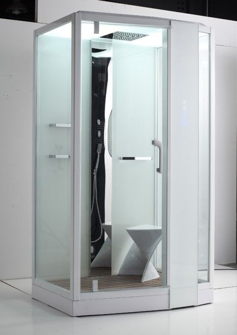 Душевая кабина Orans SR-89105RS белая, с баней 89105RW - 6