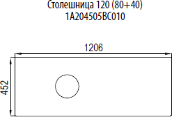 Мебель для ванной Акватон Брук 120 (80+40) дуб феррара - 5