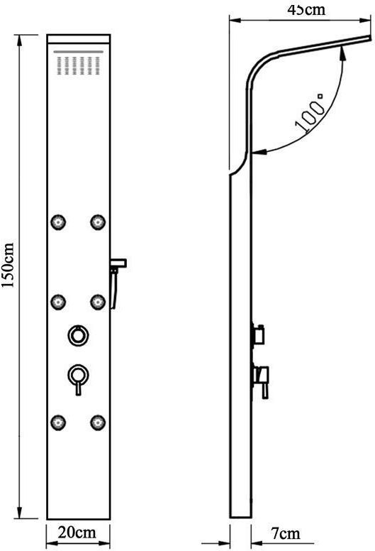 Душевая панель Aquanet Galaxy 209997 - 3