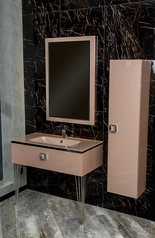 Тумба под раковину Armadi Art Lucido 100 розовый 770-100-Rose - 2