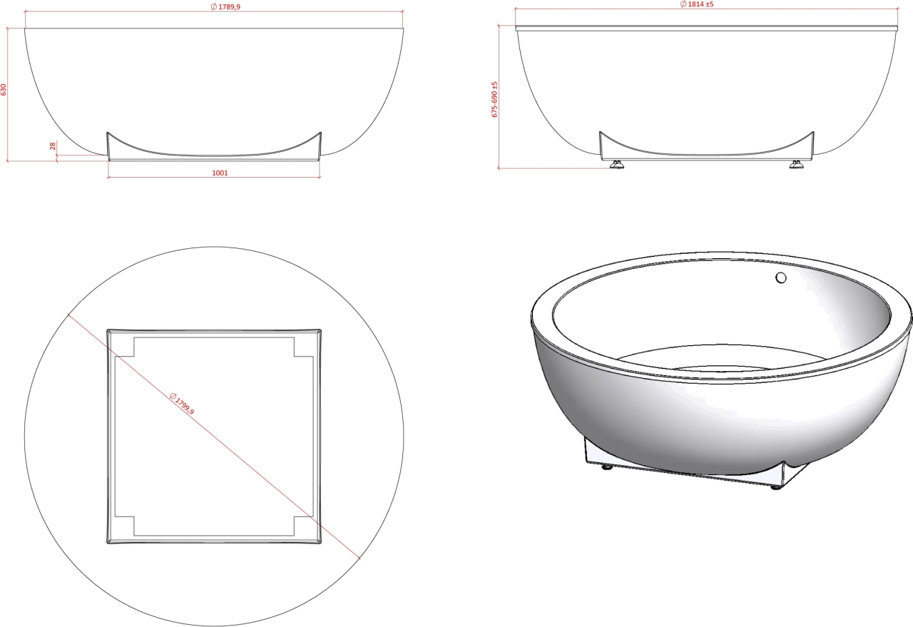 Экран Астра-Форм Олимп 100-75 - 2