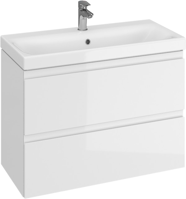 Тумба для комплекта Cersanit Moduo slim 80 SB-SZ-MOD-MO80Sl/Wh - 0