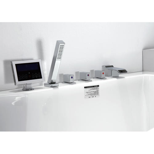 Акриловая ванна Gemy 171х86 белая правая с гидромассажем G9066 II O R - 3