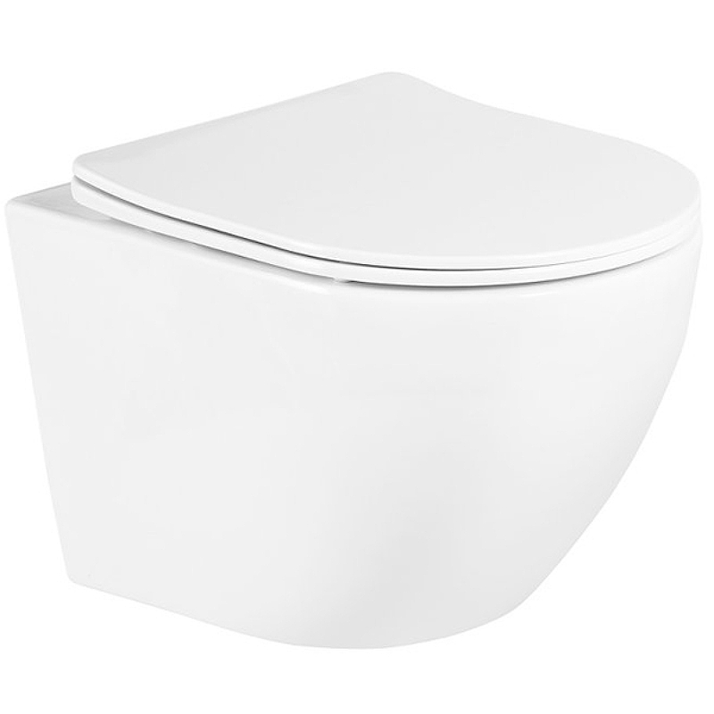 Сиденье для унитаза BelBagno Uno белый с системой микролифт  BB3105SC - 1