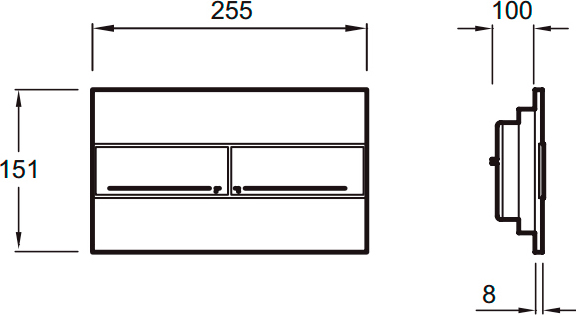 Комплект Система инсталляции для унитазов Jacob Delafon E5504-NF + Кнопка смыва Jacob Delafon E4316-00 белая + Крышка-сиденье Jacob Delafon Patio - 5