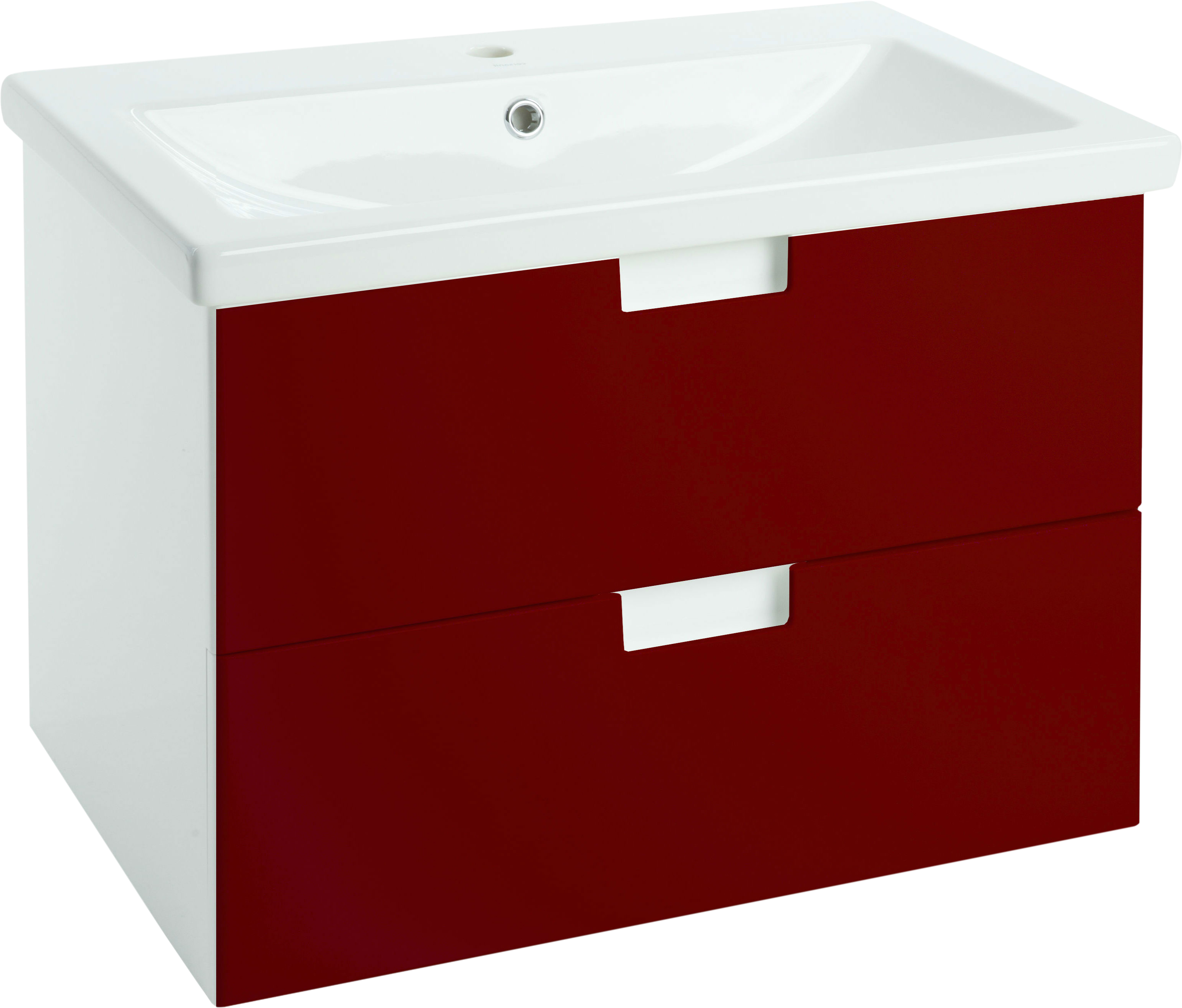 Тумба для комплекта Bellezza Пегас 80 подвесная, красная 4630413270033 - 0