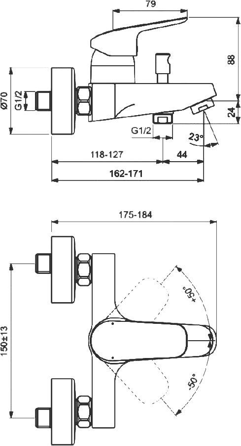 Душевой комплект Ideal Standard Ceraflex BD001AA - 11