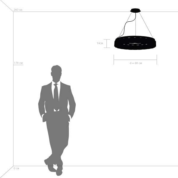 Подвесная светодиодная люстра Lightstar Nibbler 812236 - 1