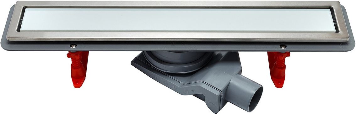 Душевой лоток Pestan Confluo Premium Line 450 белое стекло/сталь 13000281 - 1