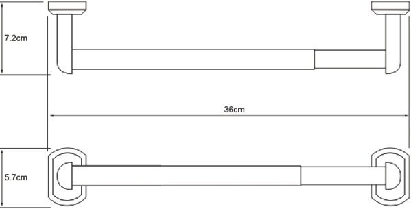 Полотенцедержатель Wasserkraft Oder K-3091 для бумажных полотенец - 3