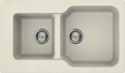 Мойка кухонная Omoikiri Maru 86-2-BE ваниль 4993285 - 0