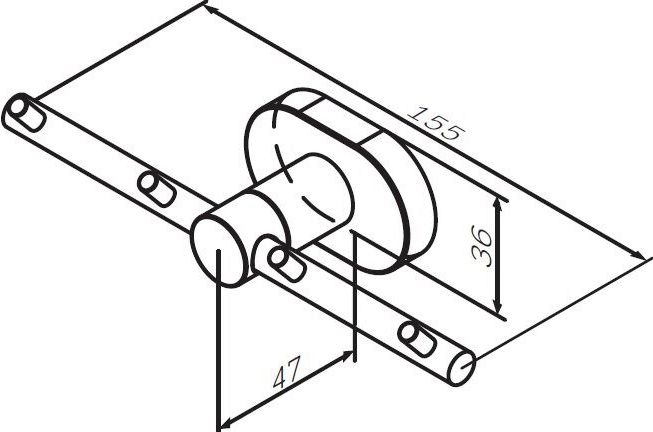 Крючок AM.PM Sense L A7435900 - 5