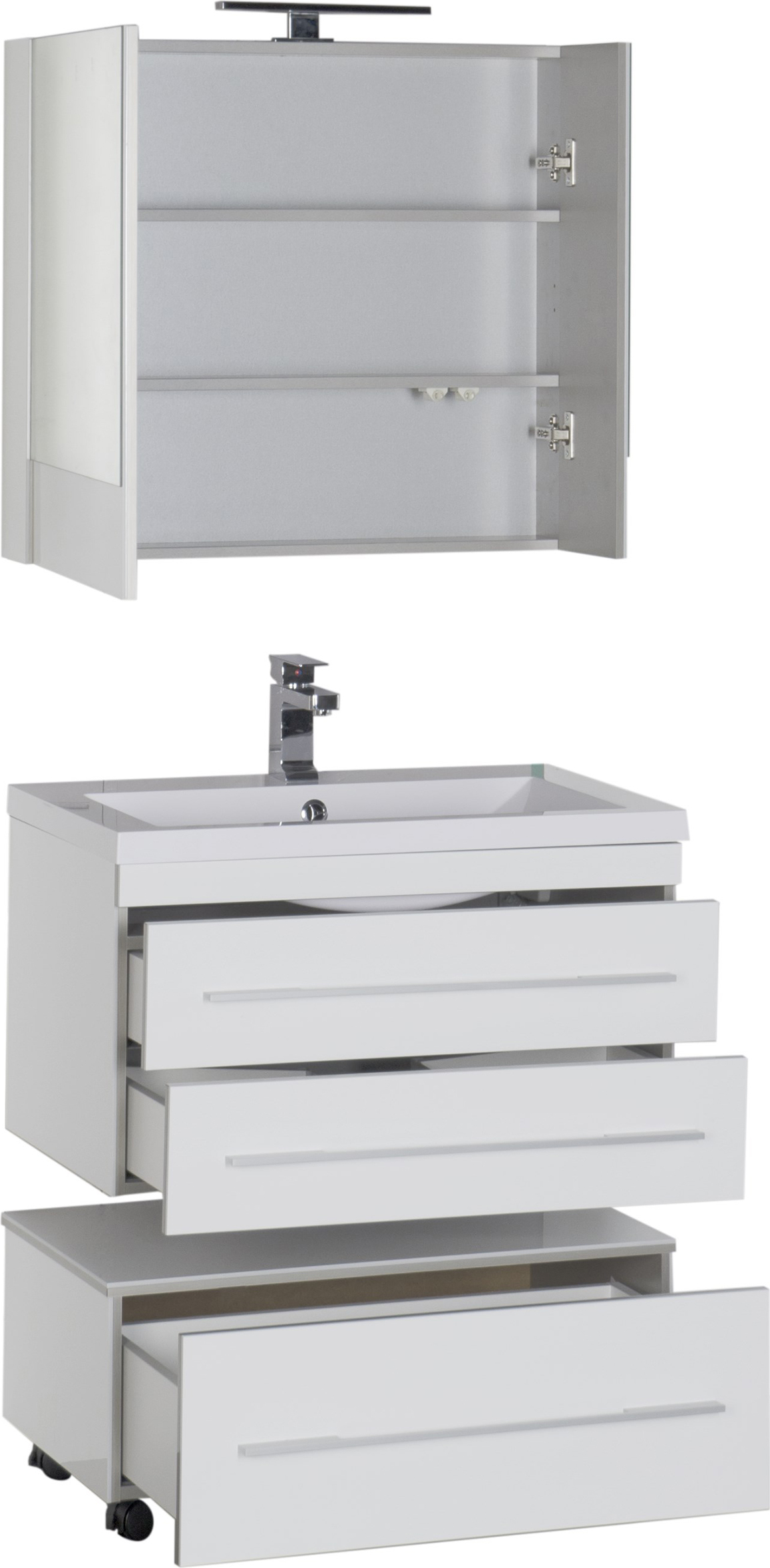 Мебель для ванной Aquanet Верона 75 подвесная белая 176669 - 23