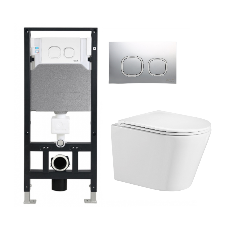 Комплект Weltwasser AMBERG 506 + SALZBACH 004 GL-WT + AMBERG RD-CR  10000006840 - 0