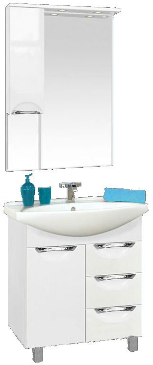 Орхидея - 65 Тумба с 3 ящ. белая эмаль П-Орх01065-0113Я - 1