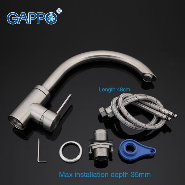 Смеситель для кухни Gappo G4099 - 6