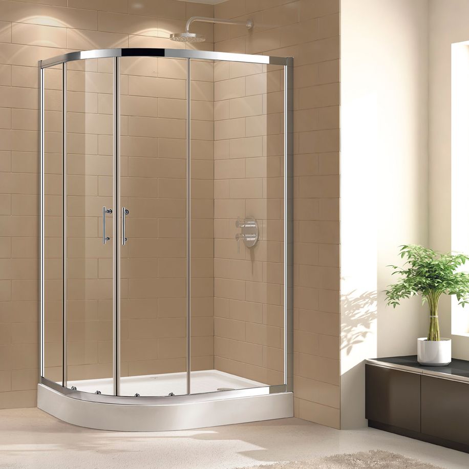 Душевой уголок Cezares Eco хром  ECO-O-RH-2-100/80-C-Cr - 0