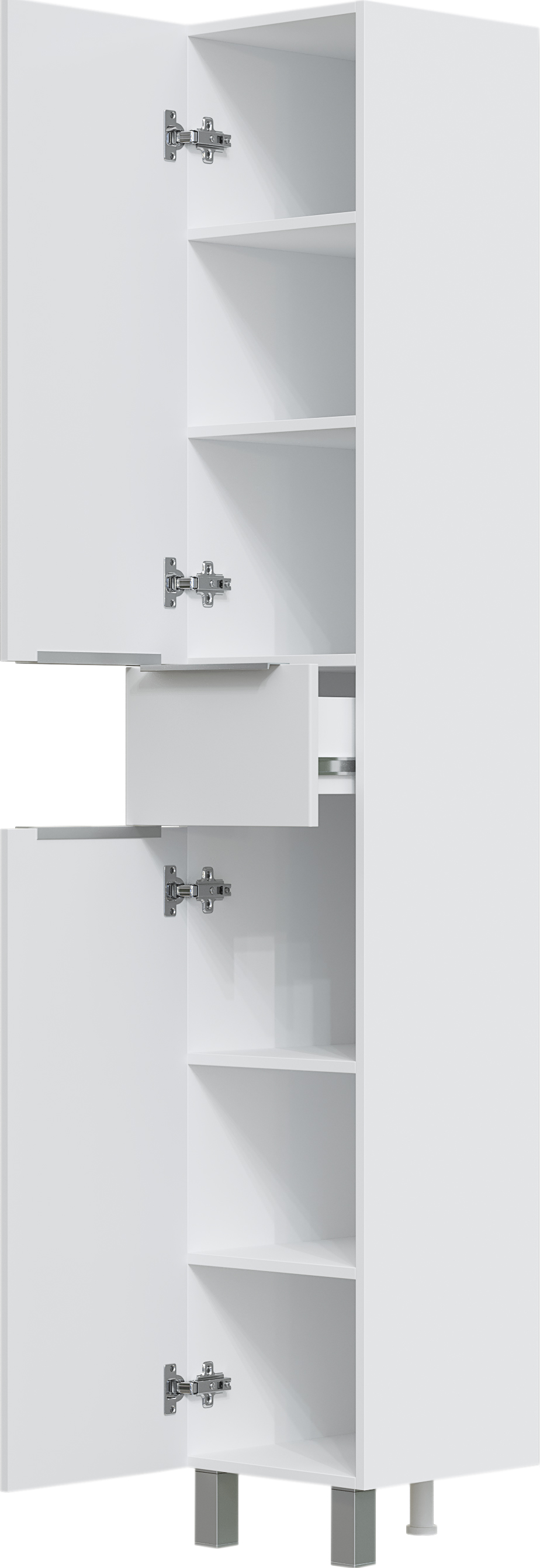 Шкаф-пенал STWORKI Копенгаген 195 L белый С12356 - 3