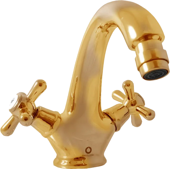 Смеситель для биде Rav Slezak Morava retro золото MK143.5KZ - 0