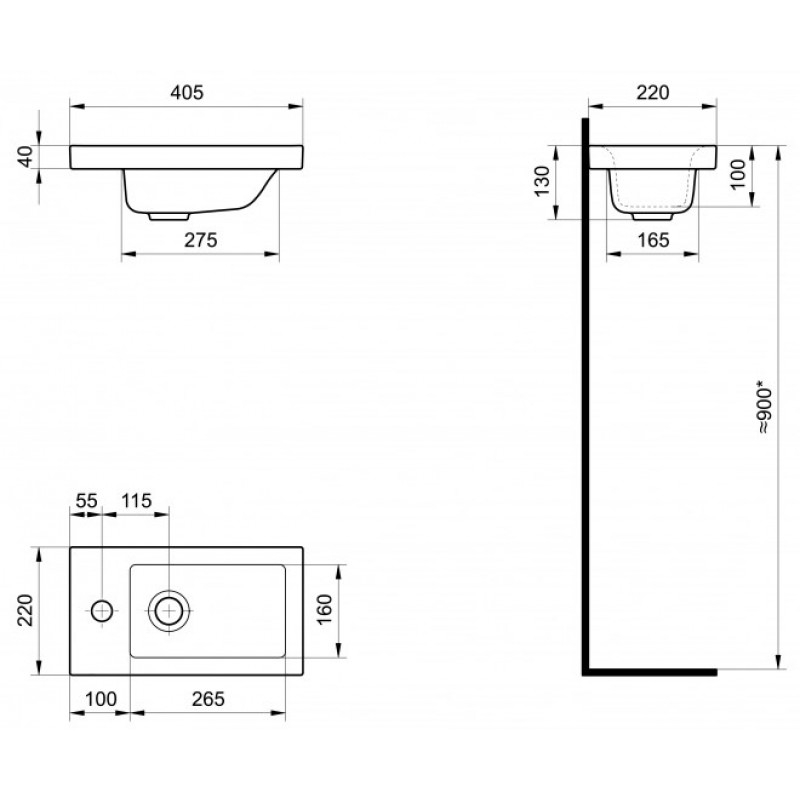 Раковина АСБ-Мебель Santek Миранда 40 белый 24545 - 4