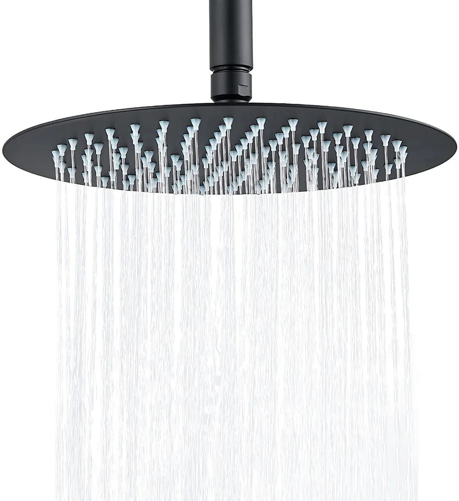 Верхний душ Berges Ventas черный матовый 074004 - 1