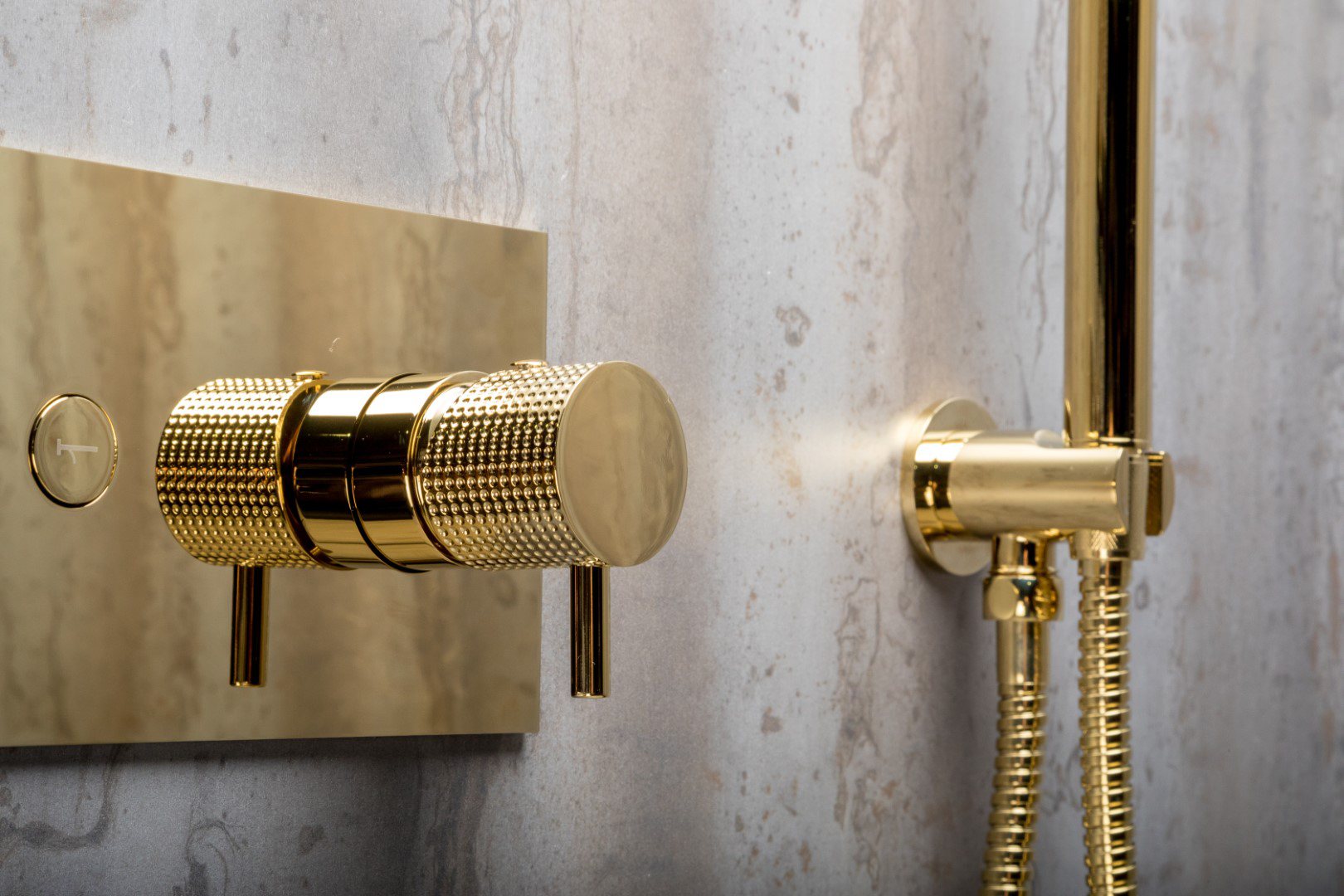 Душевой комплект Boheme Fusion 130-G С ВНУТРЕННЕЙ ЧАСТЬЮ, золото - 3