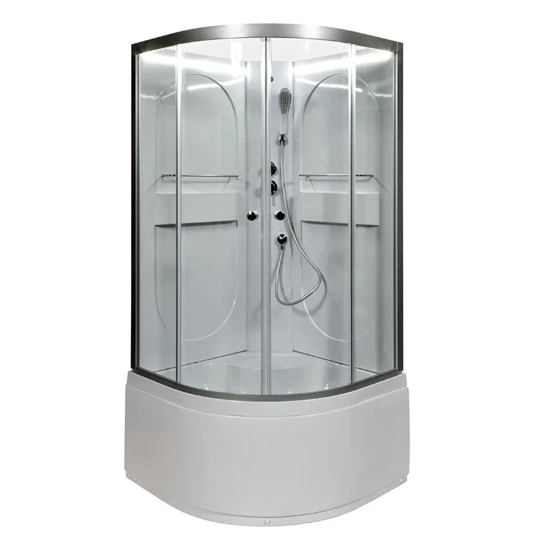 Душевая кабина Deto L 90х90 хром  L690NLED - 1