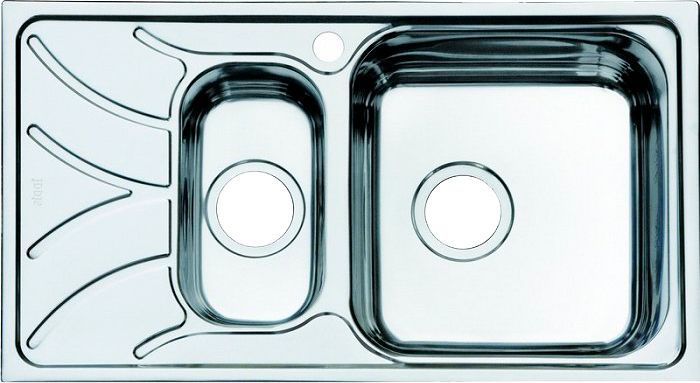 Мойка, нержавеющая сталь, шелк, 1 1/2, чаша справа, 780*440, Arro S, IDDIS, ARR78SZi77 - 0