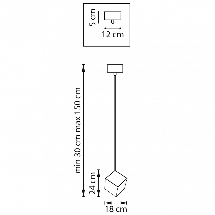Подвесной светильник Lightstar Qubica 805504 - 4