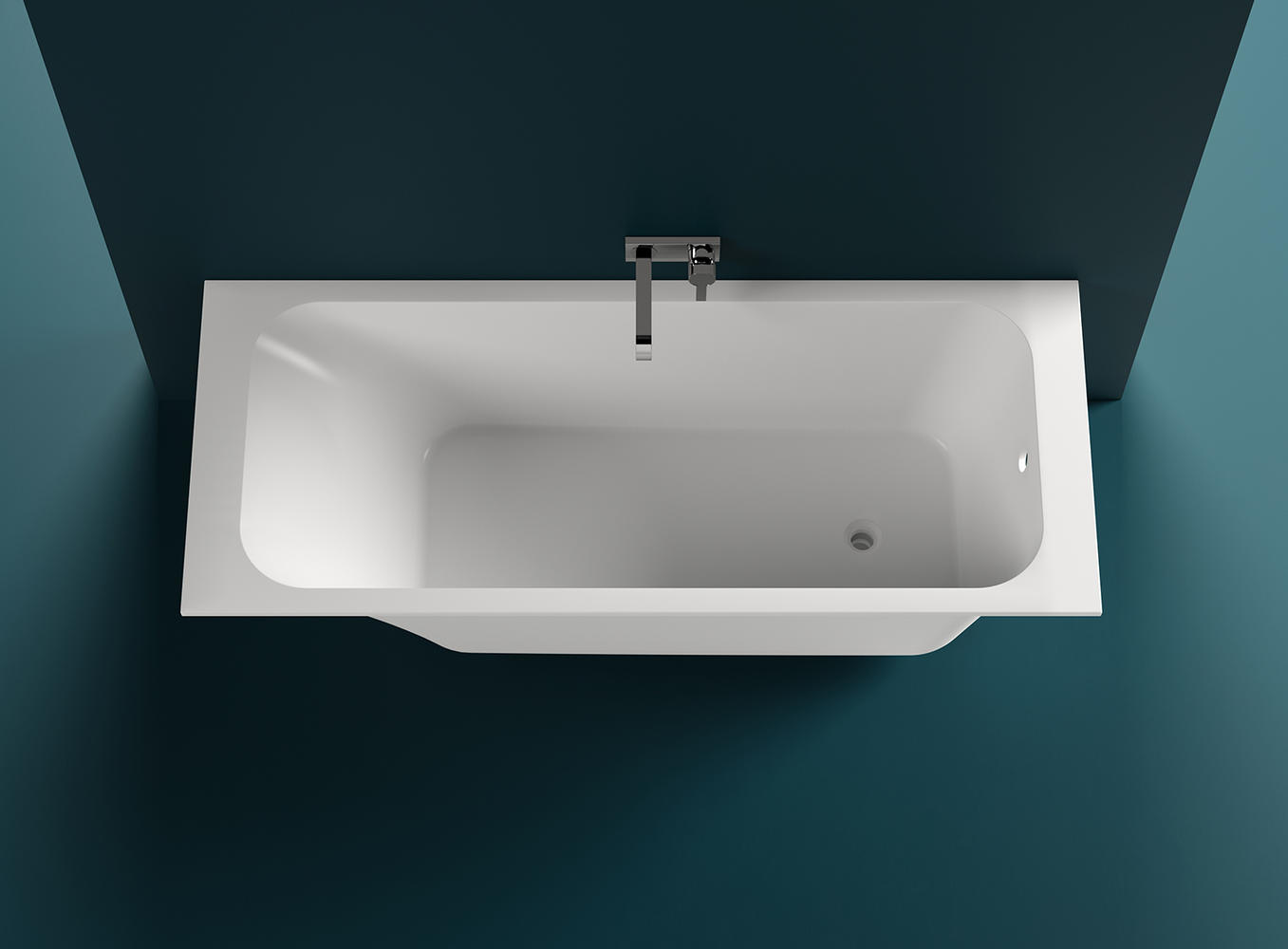 Ванна из искусственного камня Salini Orlando 180x80 102012M S-Sense, матовый - 1