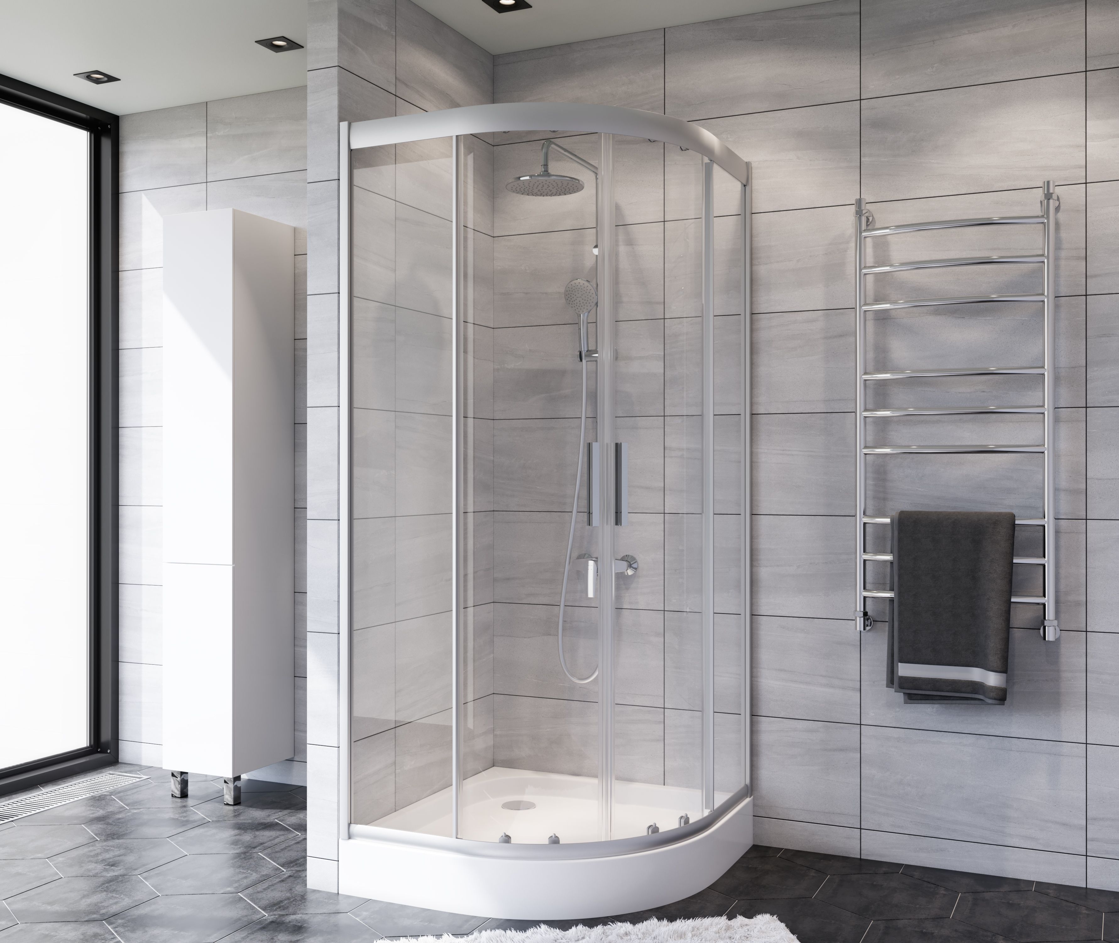 Душевой уголок AM.PM Gem W90G-401-080WT 80x80 - 2