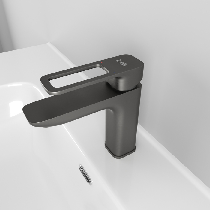 Смеситель Iddis Slide для раковины, графитовый SLIGM00i01 - 4