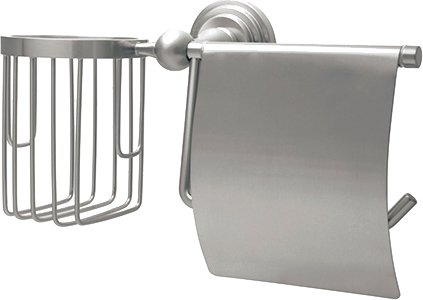 Держатель туалетной бумаги Wasserkraft Ammer K-7059 с держателем освежителя воздуха - 0