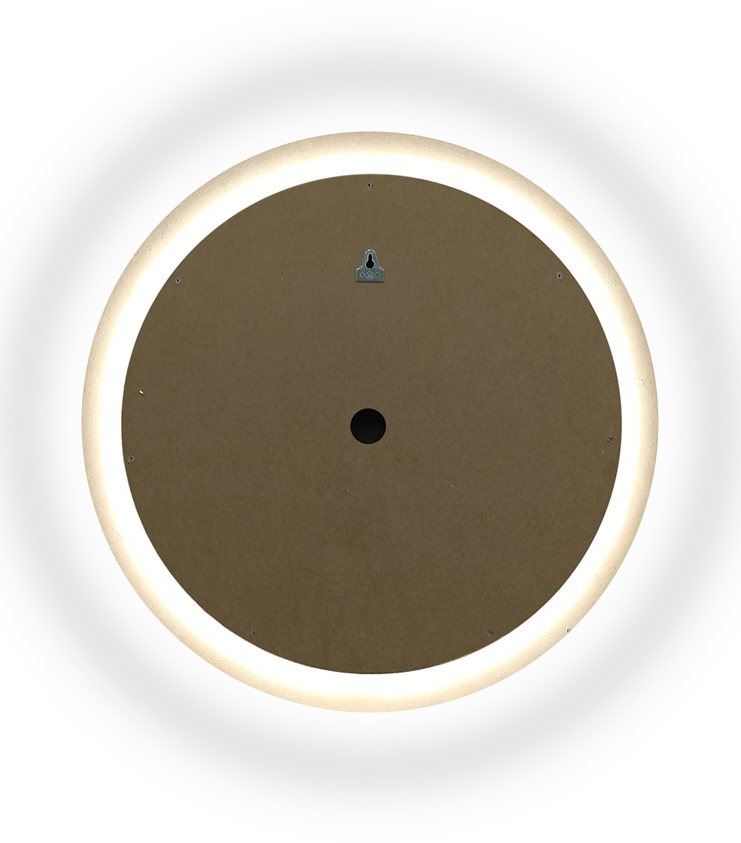 Зеркало круглое STWORKI Гриндстед 80 белое, с подсветкой ЗЛП2157 - 9