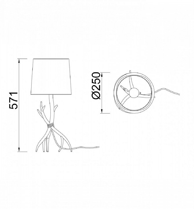 Настольная лампа Mantra Sabina 6181 - 1