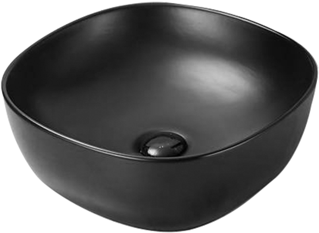 Рукомойник SantiLine SL-1106MB черный матовый - 0