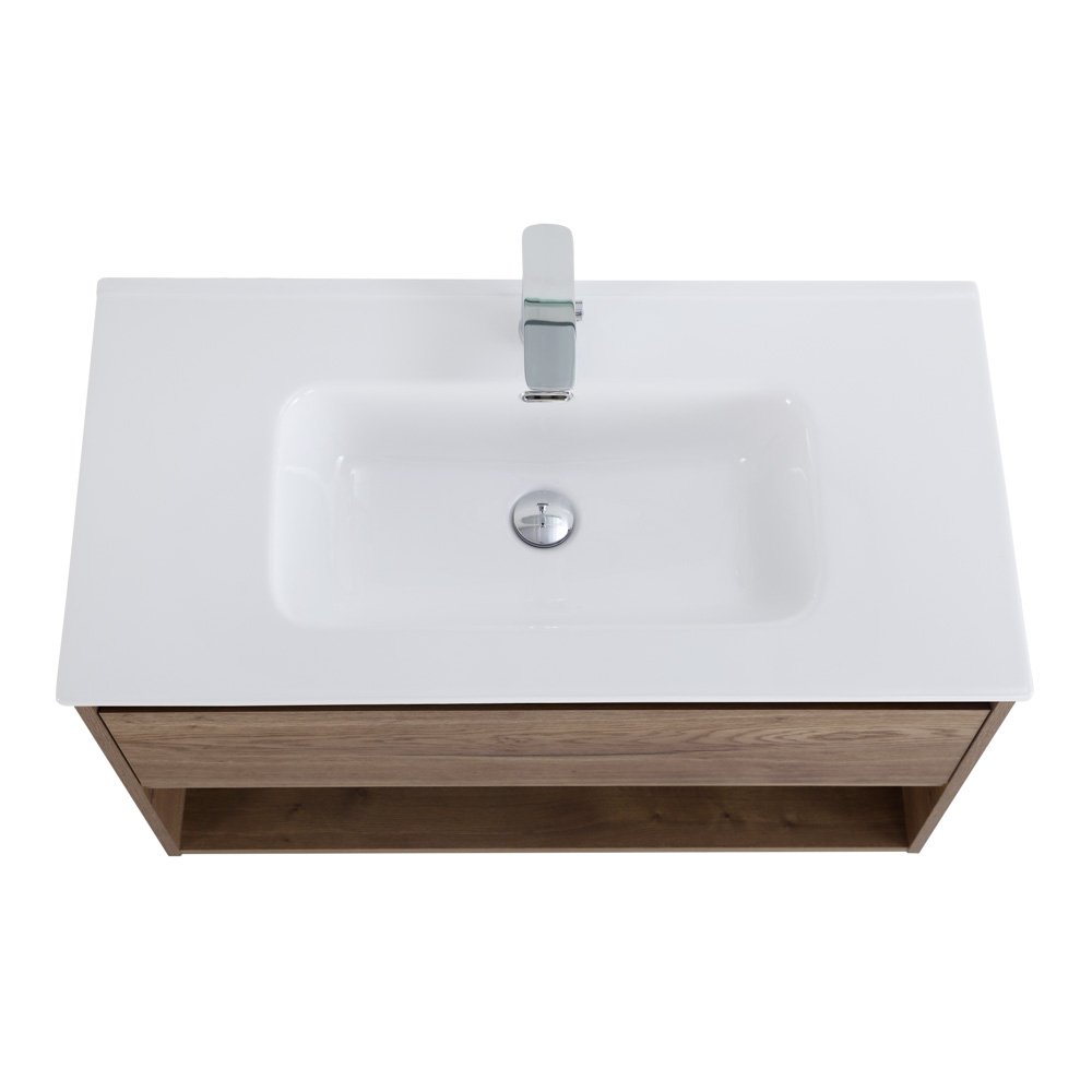 Тумба под раковину BelBagno Kraft 80 темное дерево KRAFT-800-1C-SO-RT - 2