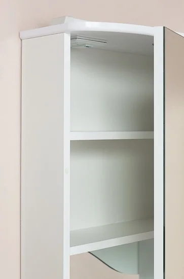 Зеркало-шкаф Onika Лидия 50 R с подсветкой, белый  205004 - 2